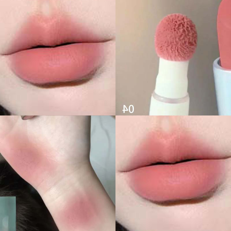 HERORANGE ~ ムースベルベットの柔らかい霧のような唇の釉薬の霧の面のつや消しは自然に秋冬の雰囲気を現して白い唇の泥を現します。|undefined