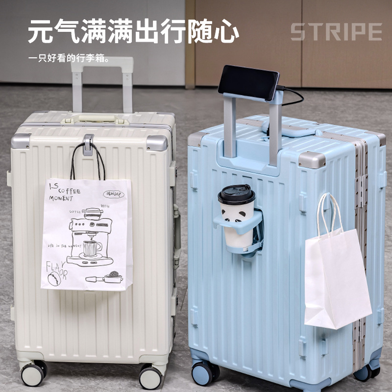 Sanqi Multi-function Luggage Box for Men and Women Super Large Capacity Student Aluminum Frame Trolley Case Universal Wheel Travel Password Box Sanqi Multi-function Luggage Box for Men and Women Super Large Capacity Student Aluminum Frame Trolley Case Universal Wheel Travel Password Box