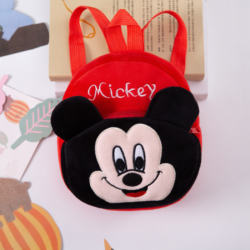 Bolso de felpa informal para bebés transfronterizos, monedero de año, reducción de la carga, mochila de comercio exterior de dibujos animados, mochila de ocio