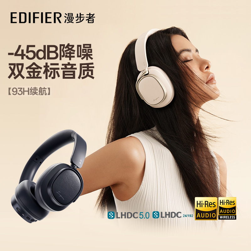 Edifier/エディファイア EVO SPACE Bluetooth ヘッドセット ヘッドマウント ワイヤレス ノイズリダクション スポーツ ゲーム フラワー|undefined
