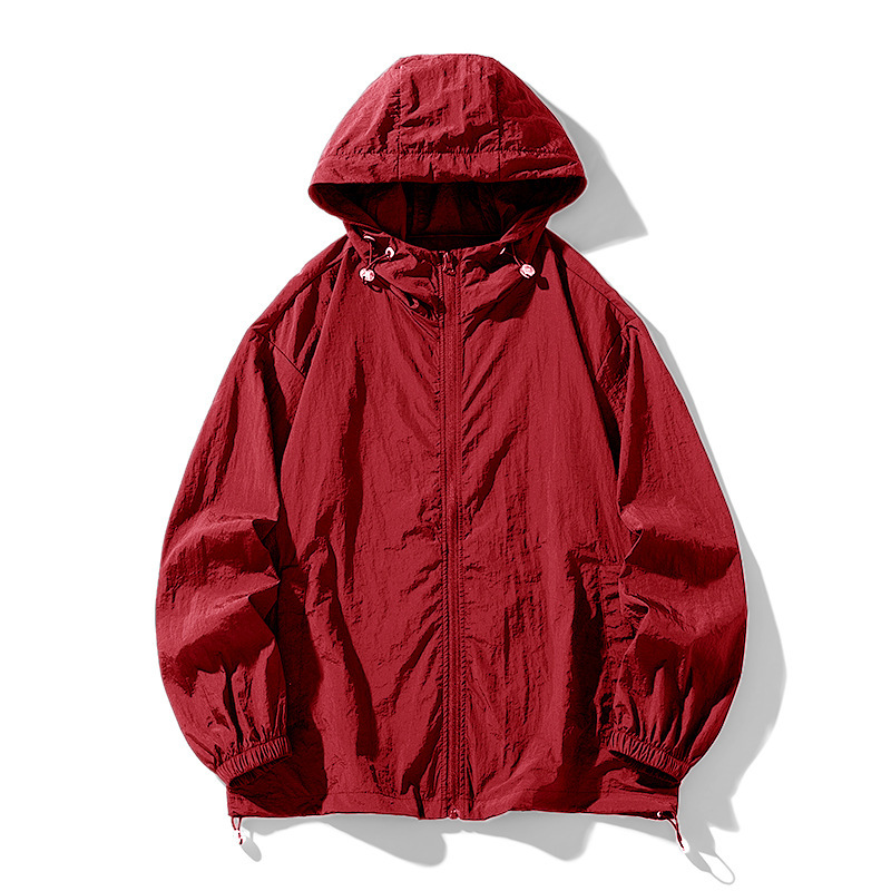 メンズ通気性日焼け止め服、氷のようなトレンディなトップス、多用途の若者日焼け止め服、カップルの速乾性皮膚服、工場直販|undefined