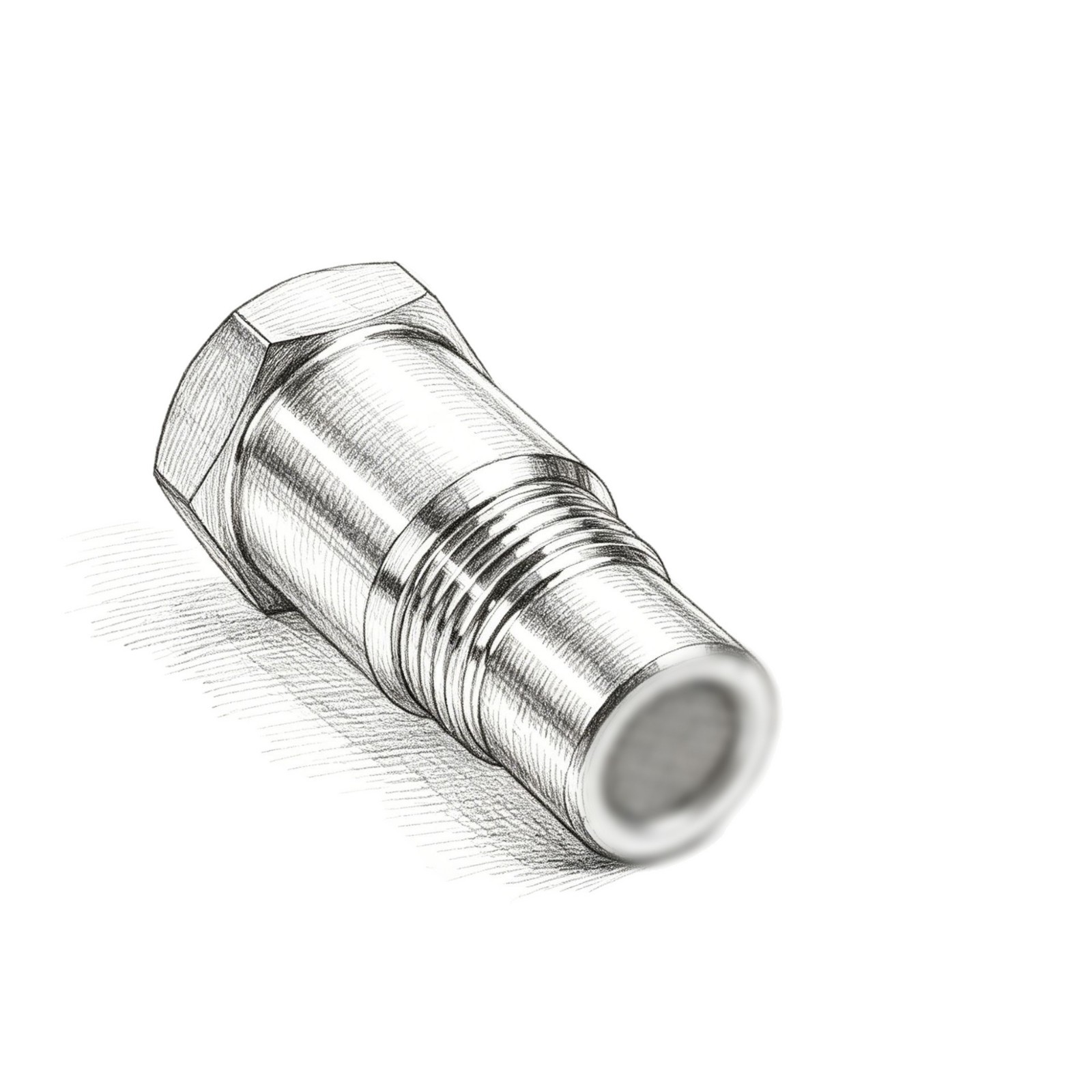 Car Oxygen Sensor Universal Auto Parts Extension Connector M18X1.5 Stainless Steel Extension Filter Connector