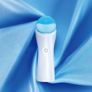 Sonic Facial Cleansing Instrument Beauty Device Face Cleaning Photon Massage Instrument Lifting Ems Skin Rejuvenation Device Dual-Effect Brush Head