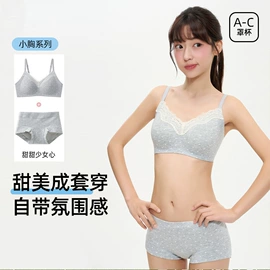 无钢圈文胸;保暖套装;女士三角裤