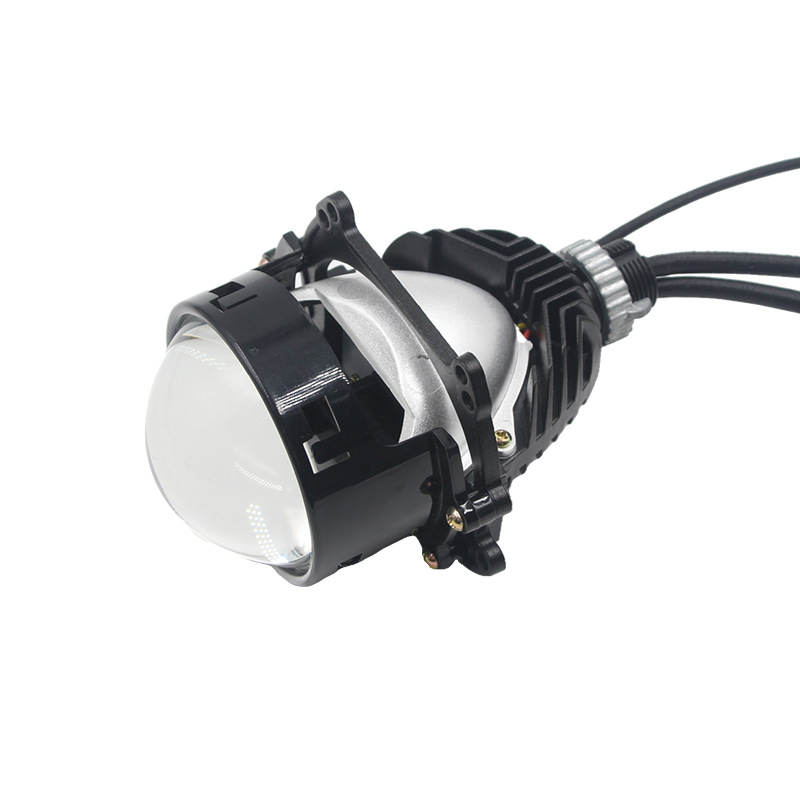 Venta al por mayor 3,0 pulgadas nuevo Lossless universal LED de doble luz lente coche delantero faro 55W modificado brillante proyector