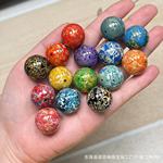 非遗文化国潮漆艺文化大漆珠单珠DIY手串念珠大漆螺钿蛋壳风散珠