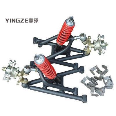 Four-Wheel Vehicle Modification, Go-Kart Steering – Motorcycle frame - rock-arm-lifting-lugs-steering-flange-shock-absorption-diagonal-11