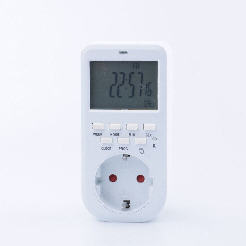 跨境德式电子定时器 跨境热品 亚马逊定时开关 智能插座 定时插座