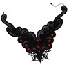 Fashionable false collar, necklace, European style, halloween