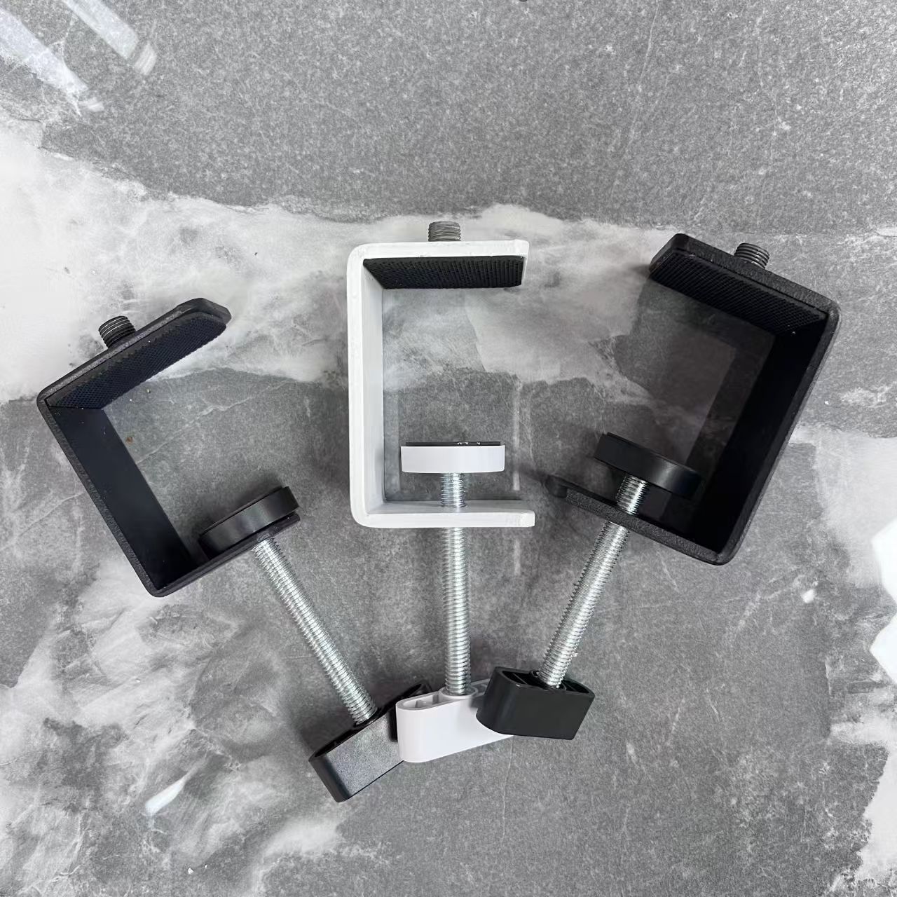 I-Shaped Clip Metal Cantilever Bracket Clip Desktop Fixed Right Angle Base Support Bracket Accessories Mobile Phone