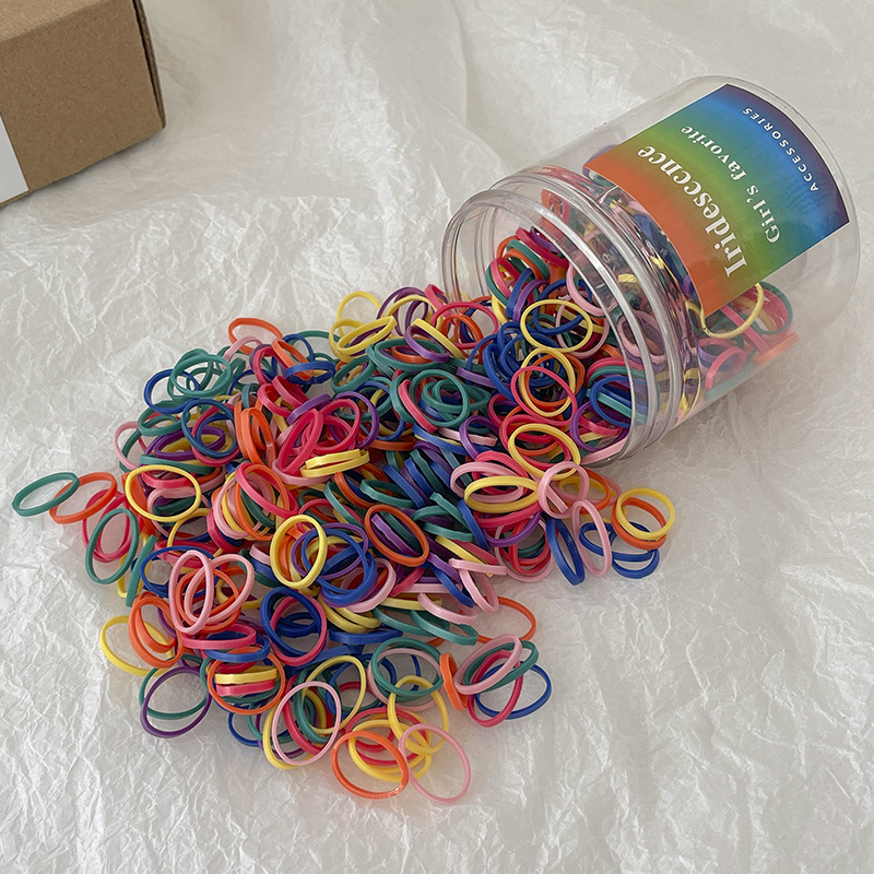 Pequeña banda de goma disponible negra para las mujeres, alta banda de goma elástico y durable, Banda del pelo, Banda del pelo para las muchachas