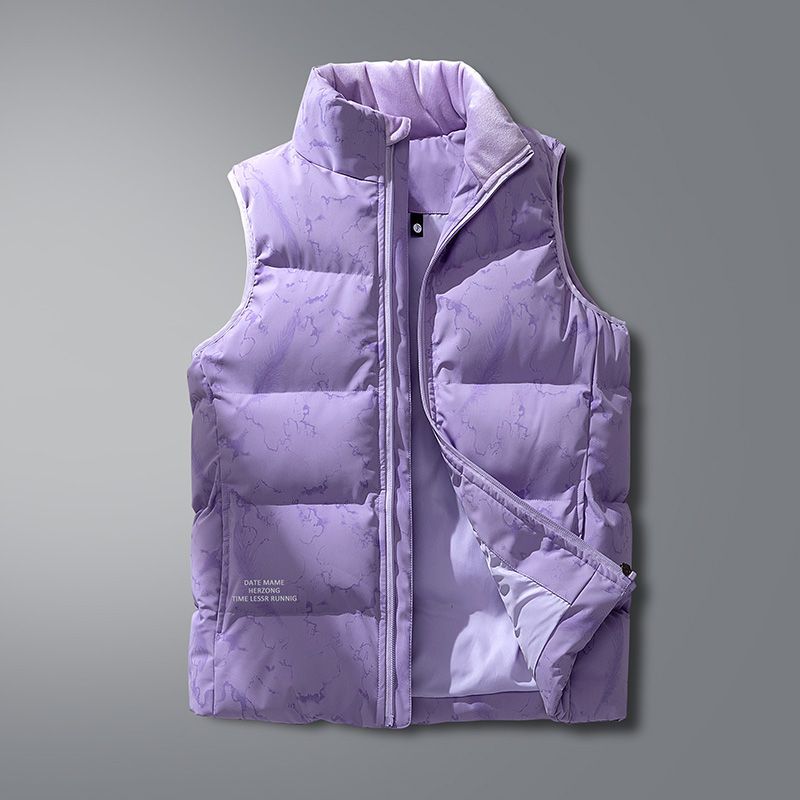 Otoño e Invierno pareja abajo chaleco collar caliente chaleco hombres más tamaño chaleco casual hombres y mujeres del mismo estilo fábrica al por mayor