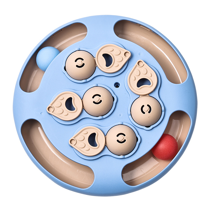 Round ping pong blue