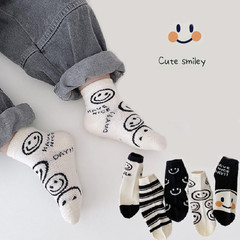 兒童棉襪夏天中筒襪子小童中童寶寶襪船襪男童女童春秋季薄款短襪