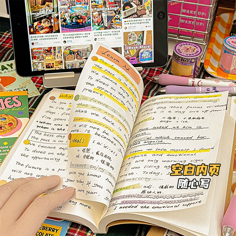 Laptop, high quality notebook for students, book
