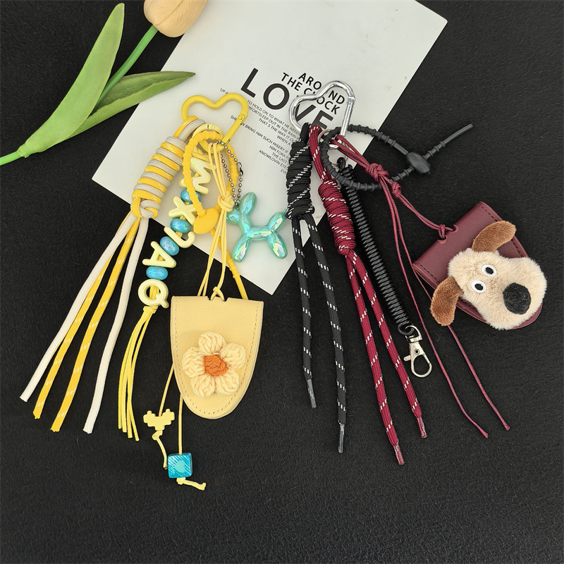 ドーパミン miu シリーズの非常に複雑なスタイル DIY クリエイティブメガネクリップポータブルバッグペンダント紛失防止編組ロープアクセサリー多用途|undefined