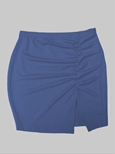 D 68776 Retro High Waist V Skirt �͹Ÿ�����ȹ �羳����