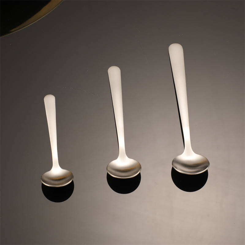 Long Handled Round Stainless Steel Stirring Spoon For Home_voghion.com