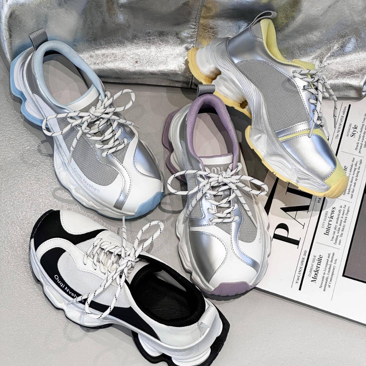 Mesh Torre Shoes Women's 2025 Spring and Summer New All-match Small Height-increasing Casual Breathable Lightweight sneaker