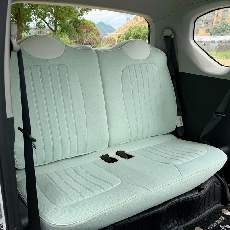 Fabric Cute Cartoon Breathable Car Seat Cover Full Set for Wuling Hongguang MINI 2020-2022