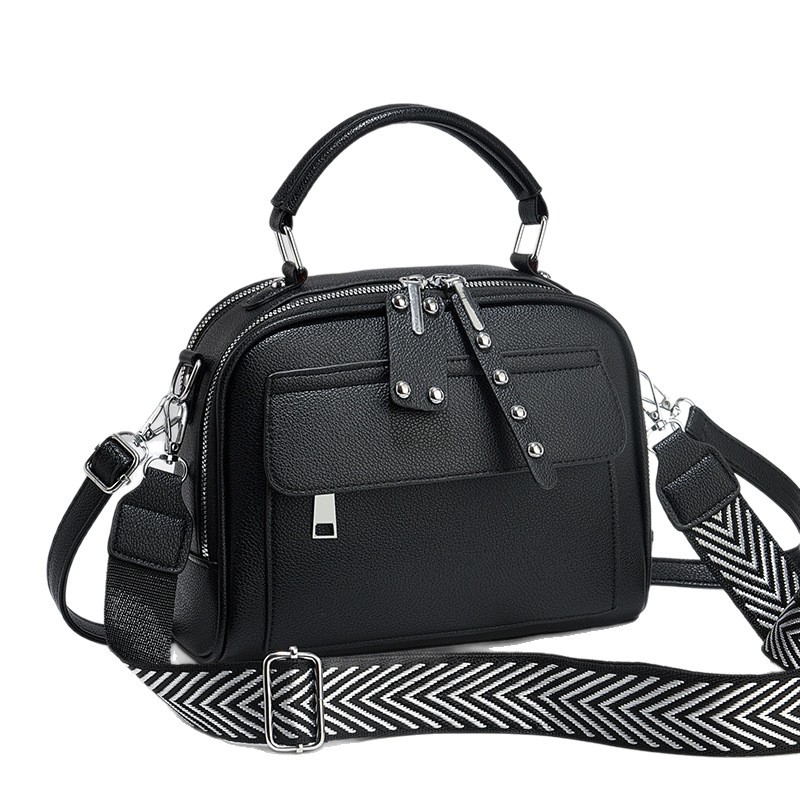 Textura atmósfera bolsa de mano Casual multi-commuting mochila simple versátil multicapa bolso de hombro Handbag