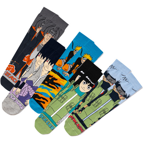 Men's  Four Seasons Animation Factory Socks Wholesale Men's Socks Naruto Female Casual Amazon Ins Foreign Trade Socks