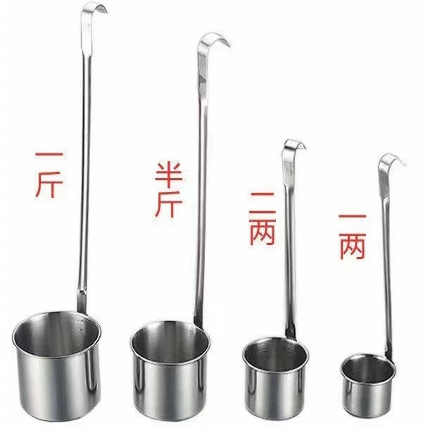 Нержавеющая сталь Вино виноградное вино мерная Воронка Бытовая утолщенная большой небольшой размер вино виноградное масло утечка один или два винный набор Цзинь