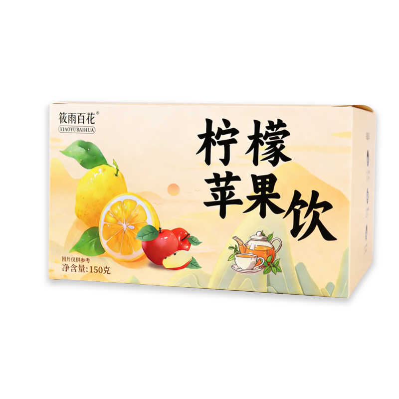 Apple Astragalus Fruit Tea Bags, Individual Wrap, 15g x 10 with Gift Box, Cold Brew, No Sugar detail image