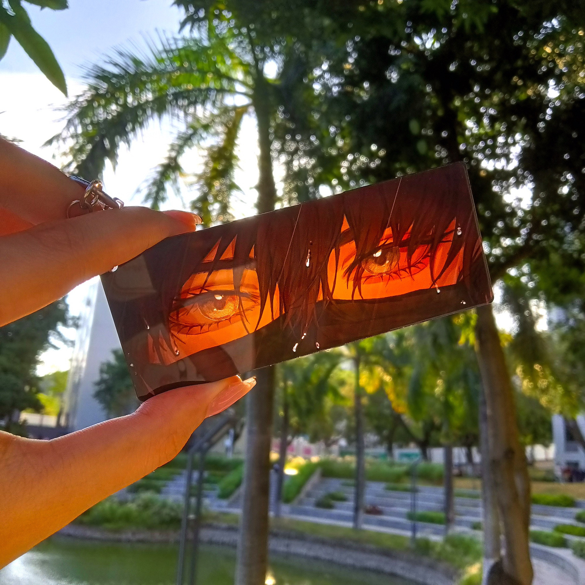 可接急单！亚克力眼睛条钥匙扣diy动漫人物明星真人恒星时刻南已