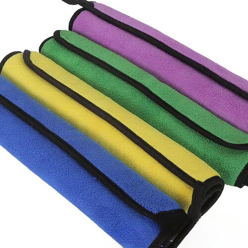 Towel Fishing Cleaning Towel Fishing Gear Solid Color Double-Sided Thick Absorbent Towel Non-Stick Bait Towel Car Wiping Towel