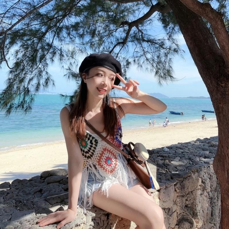 云南泰国旅行拍照穿搭民族风吊带三亚度假波西米亚流苏背心女夏季