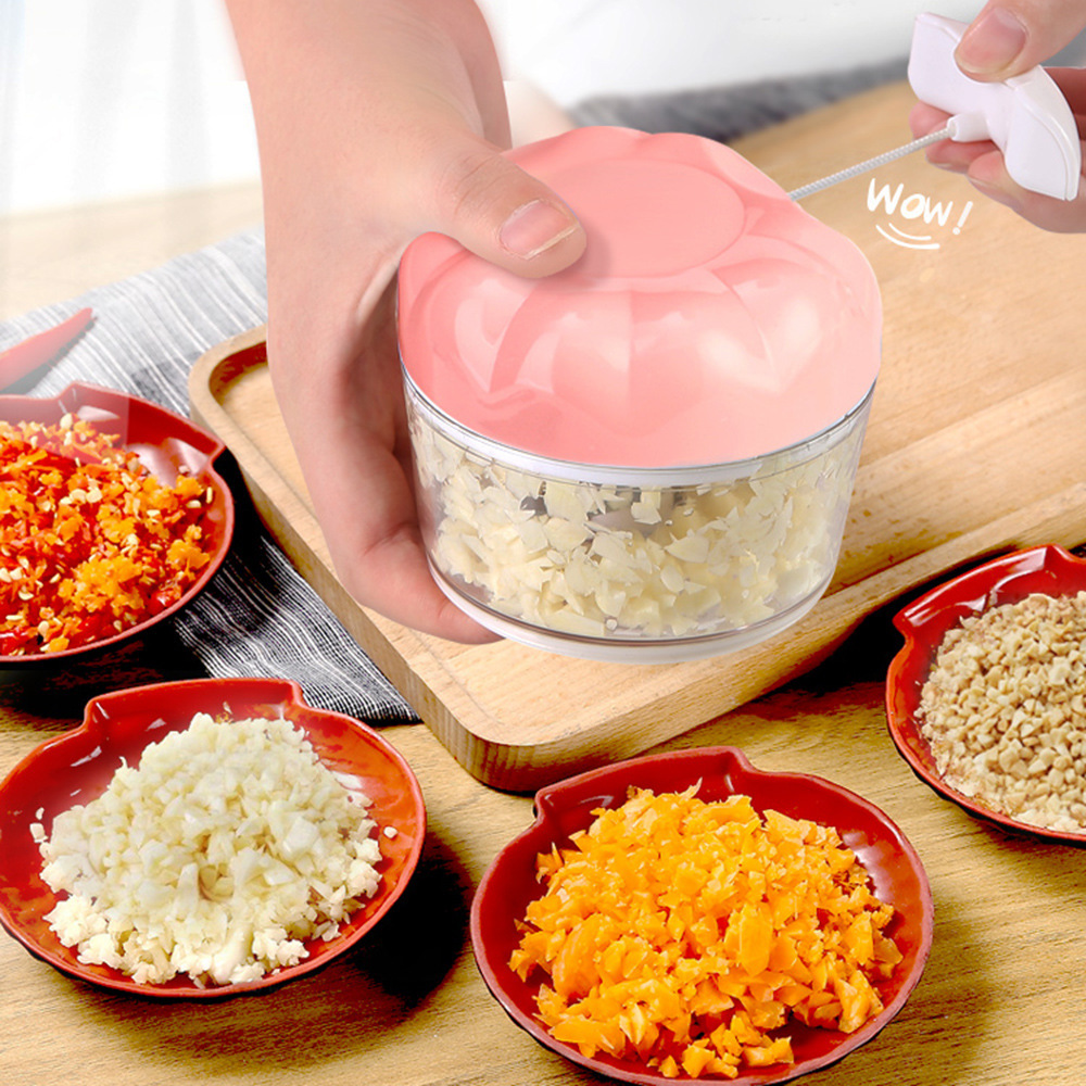 Mini amoladora de ajo manual multifunción hogar cortador de verduras máquina de relleno máquina de cocina ajo artefacto condimento Masher
