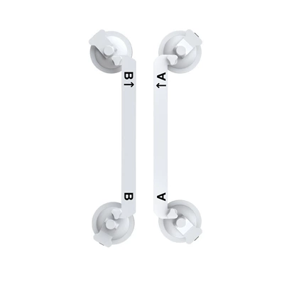 Amazon's Best-Selling Mini Sunroof Suction Cup Car Roof Rack Cross-Border Metal Car Magnetic Mount Suction Cup Holder (Roof rack) - white-bracket