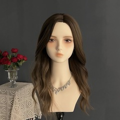 新作アニメの頭のモデルcosのかつらのモデルのイヤリングのアクセサリーの帽子はかつらの店の高い顔の値のシミュレーション人を展示します。