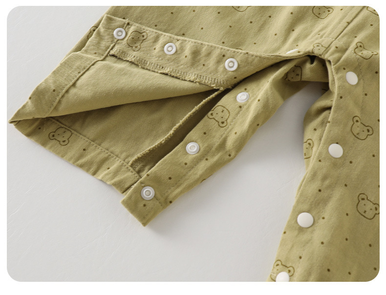 Ensemble de salopettes à manches longues pour garçons et filles_voghion.com