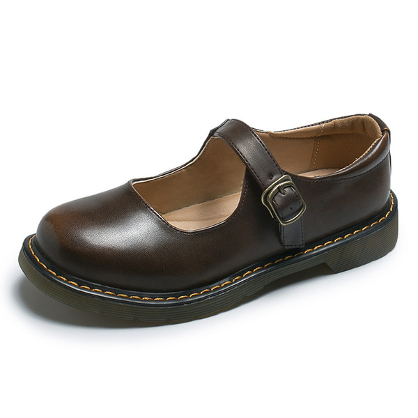 Fashionable Japanese retro shoes low-cut flat