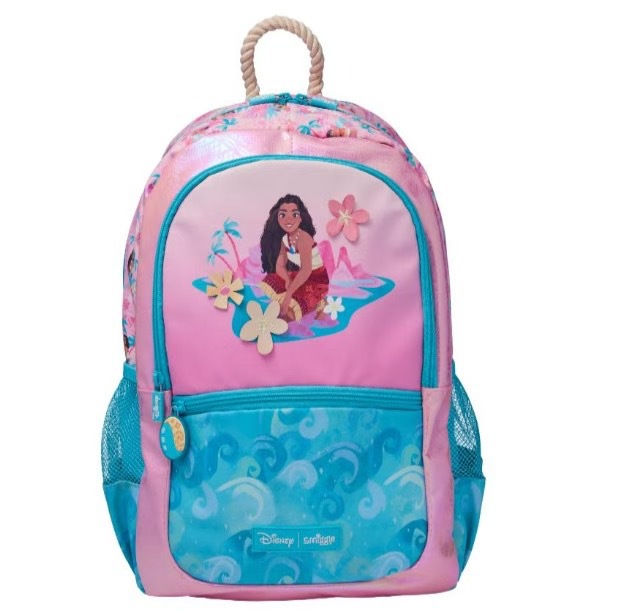 Smiggle grande kt Stitch mochila de gran capacidad de descompresión de doble hombro de dibujos animados