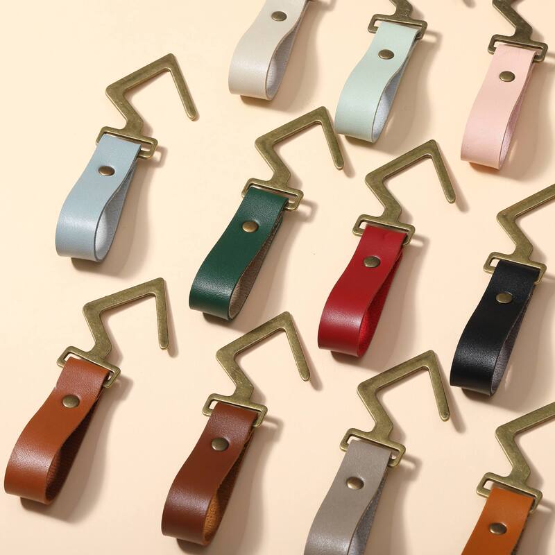 Leather Hook Multifunctional Outdoor Home Kitchen Living Room Hanging Storage Camping Wholesale Cross-Border Hot Selling Metal