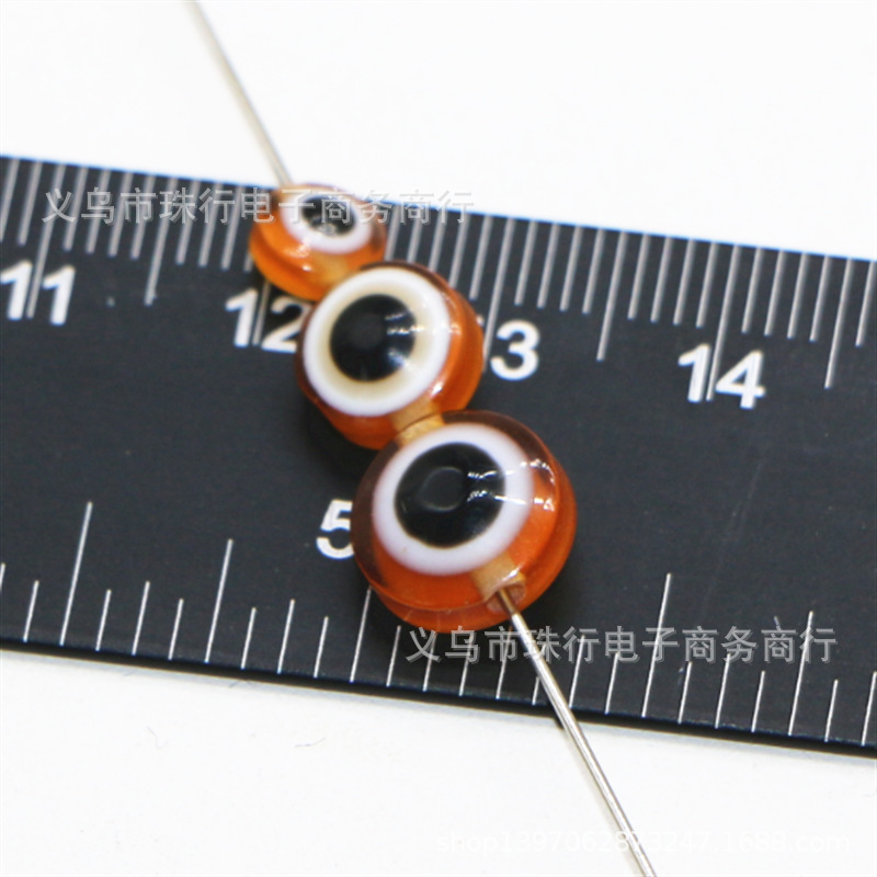 Perlas de ojos planos de resina 6-10MM, accesorios DIY al por mayor