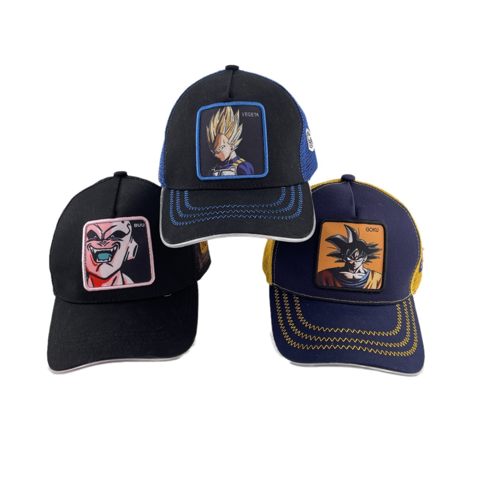 LED dibujos animados Dragon Ball sombrero de red Goku sombrero de béisbol para hombres y mujeres hip hop sombrero luminoso