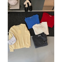 【MISS密思家】简约软糯保暖无缝一体全羊毛毛衣(含100%羊毛)1726