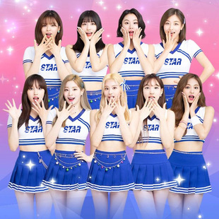 New Style Cheerleading Performance Costumes for Female Groups, Jazz Dance Student Sports Games Performance Costumes