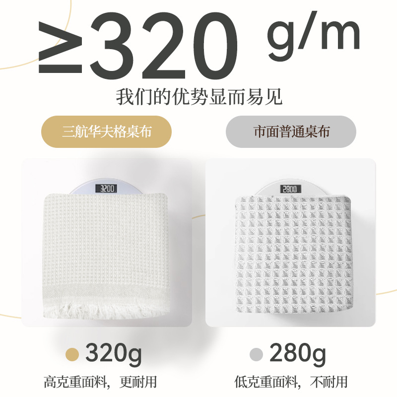 Mantel de gasa de algodón con borlas de estilo crema, mantel a prueba de polvo con atmósfera fotográfica, cubierta decorativa rectangular para mesa de centro antideslizante