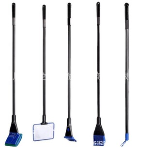 Wholesale Aquarium Aquarium Cleaning Tool Fish Tank Cleaning Brush Fish Tank Brush Long Handle Five-in-One Cleaning Set