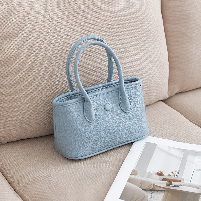 Bolso de canasta de verduras de alta gama Corea del nicho 2025 nuevo bolso de hombro coreano bolso de mensajero simple de moda