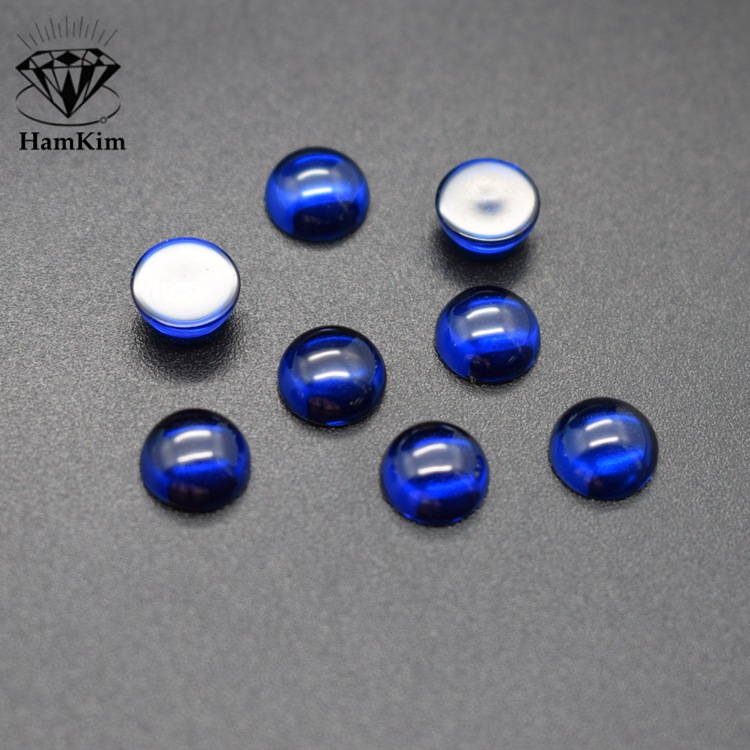 圆形 平底尖晶蓝