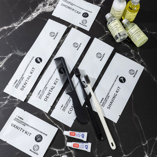 Five-star hotel toothbrush, toothpaste, toiletries set wholesale, hotel and B&B disposable toothbrush, soft bristles wholesale