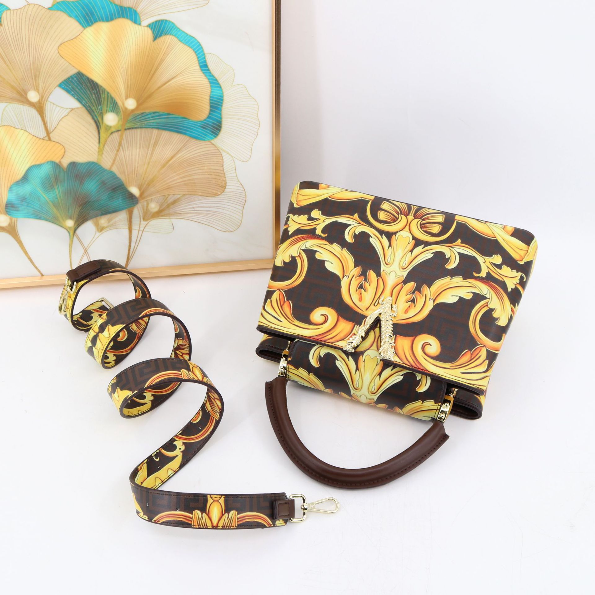 Women's bag portable crossbody printed bag high quality women's bag_voghion.com