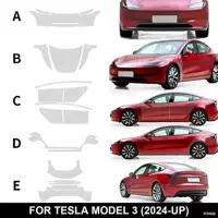Подходит для 23-24 моделей Tesla model3 Han New Edition стелс-автомобильная одежда TPU лак защитная пленка PPF трансграничный