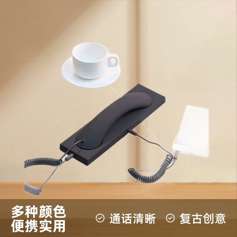 Трансграничная точечная гарнитура для мобильного телефона, ретро-креативный телефонный микрофон, универсальный внешний наушник для гарнитуры